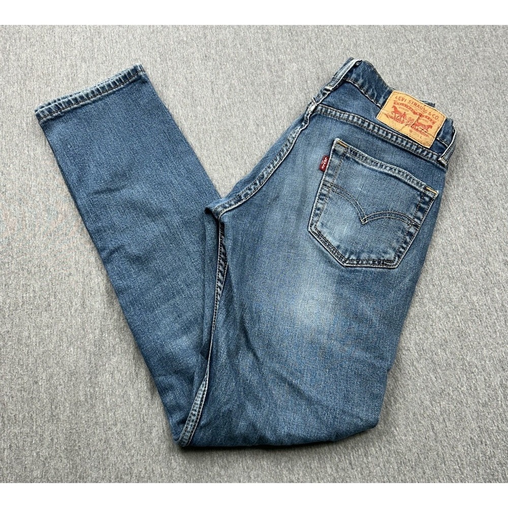 Levi's 511 Slim Fit‎ Jeans Mens 27x30.5 Straight Leg Blue Denim Pants